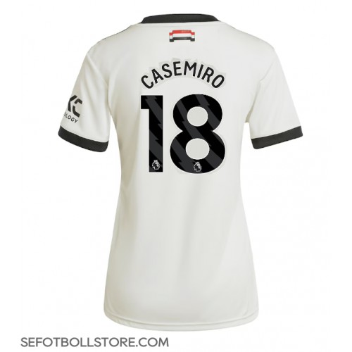 Manchester United Casemiro #18 Replika Tredje Tröja Dam 2024-25 Kortärmad